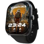 Fastrack Limitless FS2+ Smart Watch, 2.01" UltraVU Display, Functional Crown, SingleSync BT Calling, 110+ Sports Modes, 200+ Smartwatch Faces, Upto 7 Day Battery, AI Voice Assistant (Black)