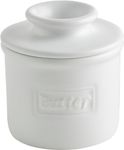 Butter Bell Crock French Ceramic Butter Dish, Antique Collection, Rouge (White)