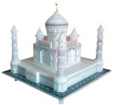 Pooja Creation Marble Taj Mahal Showpiece- Multicolour, 12- Inch