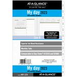 2023 Daily Planner Refill by AT-A-GLANCE, 5-1/2" x 8-1/2", 12010 Day-Timer, Size 4, Desk Size, Two Page per Day, Loose-Leaf (481-225)