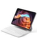 Keyboard Case for iPad Pro 11 Inch 4th/3rd/2nd/1st Gen, iPad Air 5/4/3, Backlit 7 Color, Multi-Touch Trackpad, Magic-Stand Magnetic iPad Case with Keyboard for iPad Pro 11" Air 10.9" 10.5" (White)