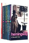 Ernest Hemingway Collection 6 Books Set (For Whom The Bell Tolls, The Snows Of Kilimanjaro, The Old Man and the Sea, A Farewell To Arms, Green Hills of Africa, A Moveable Feast)