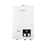 Camplux Tankless Water Heater, 2.64 GPM On Demand Instant Hot Water Heater, Propane Tankless Water Heater Indoor, White