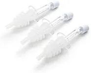 Fox Run Liquor/Oil Bottle Pourers, 1.25 x 1.25 x 4 inches, Clear