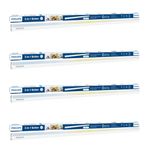 Philips Compact 4ft 20-watt LED Tubelight | 3 Colors in 1 LED Batten | Scene Switch Tubelight for Home & Decoration | Color: Tunable White, Pack of 4