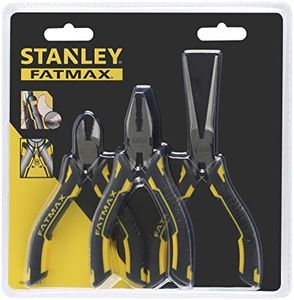 STANLEY FMHT0-80524 - Set mini-alicates FatMax 3 piezas (Universal, diagonal y boca larga)