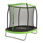 Zero Gravity Explorer 8x5.5ft Rectangular Trampoline and Enclosure