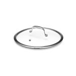 HexClad 10 Inch Cooking Lid, Designed for HexClad Hybrid Cookware, Tempered Glass Lid, Steam Vented, Stay-Cool Handle, Dishwasher Safe, Easy To Clean