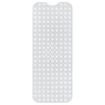 Reetual Bath Mat for Tub - Extra Large Non-Slip Bathtub Shower Mat with Drain Holes and Suction Cups - Extra Long 40"x16" - Soft on Feet - Machine Washable - Ideal for Elderly and Kids (Clear)