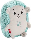 Fisher-Price Baby Musical Toy Calming Vibes Hedgehog Soother Plush Sound Machine with Vibrations for Newborns, Blue