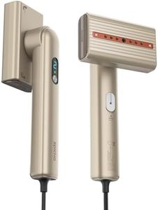 Epicka Dual Voltage Global Travel Steamer (100-240V) – Portable 2-in-1 Handheld Steamer & Iron with Auto Shut-Off & Dual Steam Modes for Clothes & Garments, Gold