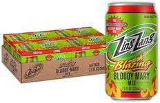 Zing Zang Blazing Bloody Mary Mix, Non-Alcoholic Cocktail Mixer, 7.5 Fl Oz Cans (Pack of 24)