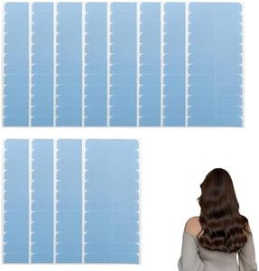 144 Piezas Cinta Adhesiva para el Cabello, Cinta Adhesiva de Extensión de Pelo, Adhesivo Tape para Extensiones de Cabello y Trama Cabello, Invisible Doble Cara Cinta de Repuesto Peluca Impermeable