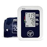 A&D Medical LifeSource Blood Pressure Machine with Wide Range Upper Arm Cuff (22-42 cm / 8.6-16.5 in) Home BP Monitor, One Click Operation with Easy To Read Precise Illuminated Readings