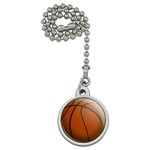 GRAPHICS & MORE Basketball Ball Ceiling Fan and Light Pull Chain