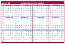 AT-A-GLANCE 2024-2025 Erasable Cale