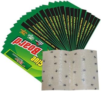 ORTIZA® 20Pcs fly trap paper,Trap for Fly Insect,Fly Traps for Indoor Greenhouse Dining Room Pesticide Free Sticky Trap (25x18.5cm)