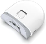 Electric Nail Clippers-Electric Baby Nail Clippers,Rechargeable,Toddler Nail Clipper,Automatic Nail Cutter,Safe Nail ClippersUSB nail clipper for toddlers (white)