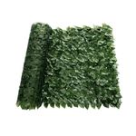 Anttyscar Artificial Ivy Privacy Fence Screen, 1x3M Artificial Hedge Fence Green Leaf Ivy Screen Plant Wall Fake Grass Decorative Backdrop for Privacy Protection Home Balcony Garden（1 Roll）