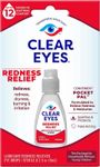 Clear Eyes Redness Relief Handy Pocket Pal, 0.2 Fluid Ounce (Pack of 3)