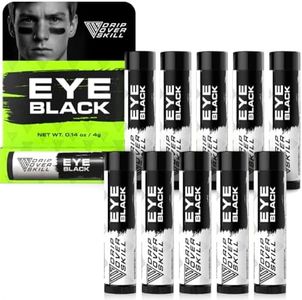 Drip Over Skill Eye Black Baseball Accessories, Made with Natural Ingredients, Eyeblack Paint, Made in the USA, Softball, Lacrosse, Football & Baseball Gear, Sports Eye Black Stick