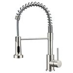 Kitchen Taps with Pull Out Spray Peppermint Spring Brushed Nickel Kitchen Sink Tap with Pull Down Sprayer Commercial Kitchen Mixer Taps Brushed Steel