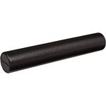 Amazon Basics High-Density Round Foam Roller, 90 cm, Black