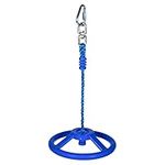 Sosoport Ninja Wheel Kids Outdoor Toys Obstacle Course Slackline Outdoor Gym Indoor Playground Plastic Fitness Ring Swing Monkey Wheel Kids Swing Wheel Warrior Abs Child Pendulum Jungle