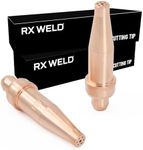 RX WELD Acetylene Cutting Torch Tips, 0-3-101 Fit V-Style Light/Medium Duty Torch - CA 1350-90°,1260-90° Cutting Attachment (1-3-101)