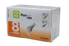 Ypsomed My Life Penfine Classic 8mm 31G Needles Medical Needle (Pack Of 100,Multicolor)