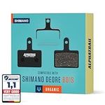 Alphatrail B01S Disc Brake Pads - Compatible with Shimano MT200 Brakes I Resin I 1 Pair I High performance MTB disc brake pads I 100% compatible with Shimano B01S MT200 M315 M395 MT400 bicycle brakes