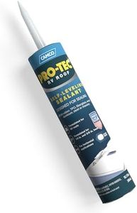 Camco Self-Leveling RV Roof Sealant | Creates a Strong Seal Along Your RV's Roof Edges, Vent Pipes & Air Vents | Easy to Apply | for Horizontal Applications (41464), White