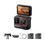 Insta360 Ace Pro 2 Dual Battery Bundle - 8K Waterproof Action Camera Co-Designed with Leica, 1/1.3" Sensor, Dual AI Chip, Low Light Quality, Advanced Audio, Flip Screen, AI Edition, Motorcycle