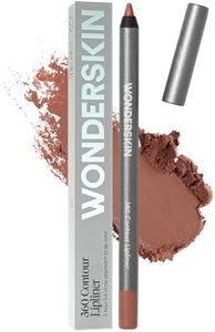 Wonderskin Lipliner Pencil - 360 Contour Lipliner, Long Lasting, Sharpenable Lip Pencil, Waterproof and Transfer-Proof Nude Lip Liner (Walnut)