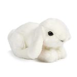 Living Nature Soft Toy - Small White Lop Eared Bunny (16cm)