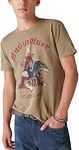 Lucky Brand Men's Budweiser a Tee, Lead Grey, Medium