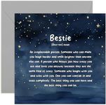 Old English Co. Best Friend Birthday Card for Women - Bestie Definition - Female Friend Birthday Card - Friendship Gift for Bestie Bestfriend BFF - Well Done Card - Thank You Card | Blank Inside