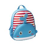 Umtiti Toddler Backpack,Waterproof Preschool Backpack,Cute Animal Cartoon Preschool Backpack for 1-5 Years Girls,Boys.Whale（CA）