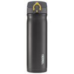 Thermos - Charcoal Direct Drink Flask (470ml) Reusable Insulated Stainless Steel Thermal Coffee Cup for Hot or Cold Drinks, Vacuum Sealed Water Flask with a Leak-Proof Lid, 10hr Hot/24hr Cold