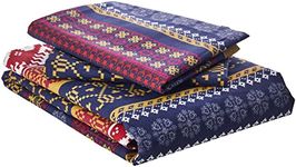 Portfolio Ethnic Indian Print Bedding - Quilt Cover Bed Set With Pillow Cases (double), Multi