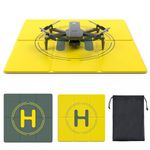 Holy Stone Drone Landing Pad, 50cm/19.68in Universal Portable Luminous Waterproof Foldable Helipad for RC Drones Helicopter, DJI Phantom 3/4/Mavic Pro/Inspire, Drone