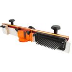 O'SKOOL 24 Inches Long Router Table Fence System with Feather Board, Bit Guard, Adjustable Stop and Dust Port