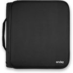 Zipper Binder 3 Ring, 2 Inch Binder with Zipper, 880 Sheet Capacity 5 Pockets Expanding File Folder, Zip Binder with Durable Handle, Multiple Pockets School Binder Organizer, Black - by Enday