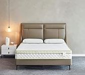 Queen Size Mattress - 8 Inch Cool Comfort Foam & Spring Hybrid Mattress with Breathable Organic Cotton Cover - Quilted Foam Plush Euro Pillow Top - Rolled in a Box - Oliver & Smith