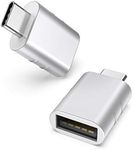 Syntech USB C to USB Adapter(2 Pack), USB-C Male to USB 3.0 Female Adapter Compatible with iPhone 15 Pro Max MacBook Pro Air 2023 iPad Mini Pro Surface Pro and Other Type C or Thunderbolt 4/3 Devices