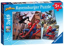 Ravensburger Marvel Spiderman - 3 x 49 piece Jigsaw Puzzles for Kids age 5 years and up