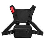 Fashion Chest Bags,Tracffy Shoulder Bag Front Pack Chest Rig Crossbody Bags Backpack, Outdoor Streetwear Strap Vest Chest BagsSport Chest Pocket Bag