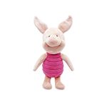 Disney Store Official Piglet Small Soft Plush Toy, 22cm/8”, Made with Soft-Feel Fabric with Embroidered Details and a Characterful Expression, Suitable for Ages 0+