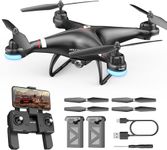 Holy Stone HS110G GPS FPV Drone with 2K HD Live Video Camera for Adults and Kids, RC Quadcopter with Auto Return Home, Altitude Hold and Follow Me, 2 Batteries, Easy to Use for Beginners