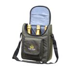 Outer Woods Insulated 3 Bottle Wine Cooler Bag | 360 Degree Insulation and Padded Protection for Glass Bottles | Ideal for Carrying Wine, Beer, Whisky, Vodka, Soda, Juice, Milk and Water - Olive